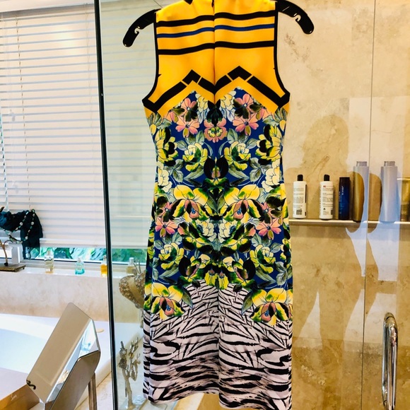 Clover Canyon Neoprene Embellished Sheath Dress - Picture 5 of 8